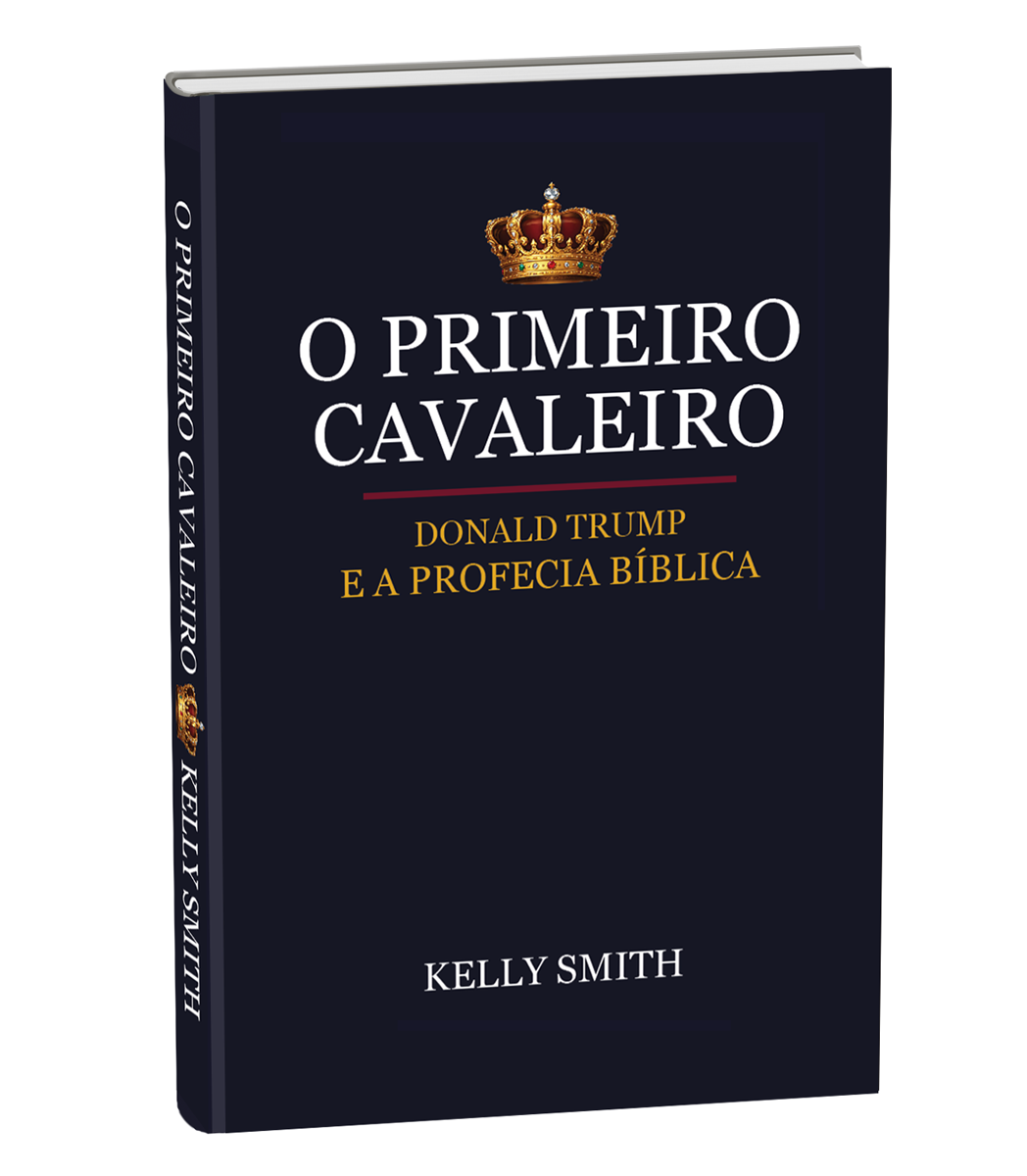 O Primeiro Cavaleiro, capa do livro em 3D